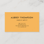 Minimale moderne handgeschreven kalligrafie visitekaartje (Achterkant)