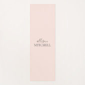 Minimale moderne handschrijfnaam yogamat (Voorkant)