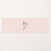 Minimale moderne handschrijfnaam yogamat (Voorkant (horizontaal))