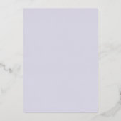 Minimale moderne hart- en script-bedankje    folie uitnodiging (Achterkant)