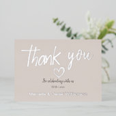 Minimale moderne hart- en scriptuurhuwelijk   folie uitnodiging (Staand Voorkant)