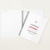 Minimale moderne hartfunctie - bruiloft planner (Display)