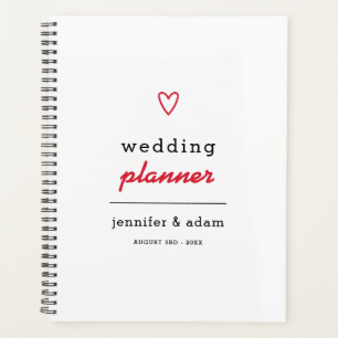 Minimale moderne hartfunctie - bruiloft planner