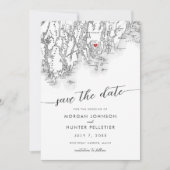 Minimale moderne kaart van Boothbay Harbor (Voorkant)