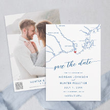 Minimale moderne kaart van Kennebunkport Maine