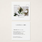 Minimale moderne kaartenpas vierkante visitekaartjes (Voorkant /achterkant)