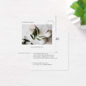 Minimale moderne kaartenpas vierkante visitekaartjes (Bureau)