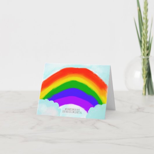 minimale, moderne kerst feestdagen kaart (Voorkant)