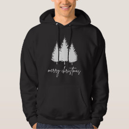 Minimale moderne Kerstmis Hoodie
