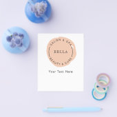 Minimale moderne koraalzout-spa-brochure flyer (Enkel)