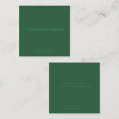 Minimale moderne landschapsverzorging vierkante visitekaartje (Voorkant / Achterkant)