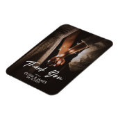 Minimale moderne legant foto Dank u voor uw gedenk Magneet (Linkerzijde)