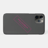 Minimale moderne legant Neon Case-Mate iPhone Case (Achterkant (horizontaal))