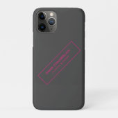 Minimale moderne legant Neon Case-Mate iPhone Case (Achterkant)