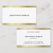 Minimale moderne legant visitekaartje (Voorkant / Achterkant)