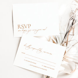 Minimale moderne legante kalligrafie RSVP