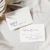 Minimale moderne legante kalligrafie RSVP