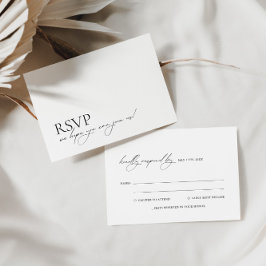 Minimale moderne legante kalligrafie RSVP