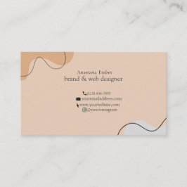 Minimale moderne luxe Visitekaartje