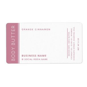 Minimale moderne luxetiket wit label