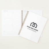 Minimale moderne makelaar in onroerend goed planner (Display)