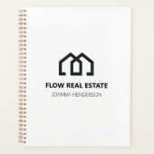 Minimale moderne makelaar in onroerend goed planner (Voorkant)