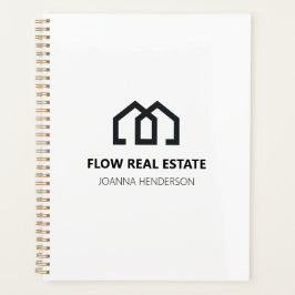 Minimale moderne makelaar in onroerend goed planner