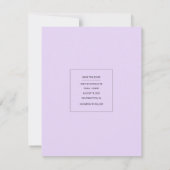 Minimale moderne minikalender waarop de datum-foto save the date (Achterkant)