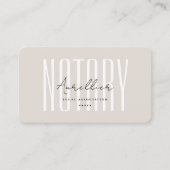 Minimale moderne mobiele notaris openbaar elegant visitekaartje (Voorkant)