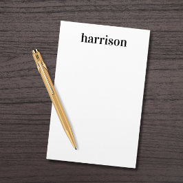 Minimale moderne monogramnaam briefpapier