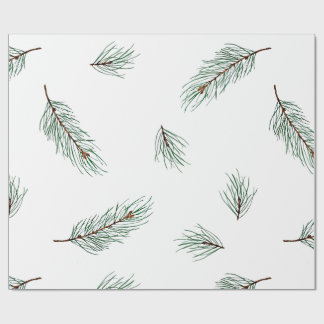 Minimale moderne naadloze dennen takpatroon cadeaupapier