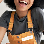 Minimale moderne naamtag naamplaatje