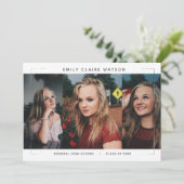 Minimale moderne, omhulde foto-inkuvelpartij Afstu Kaart (Staand voorkant)