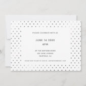 Minimale moderne, omhulde foto-inkuvelpartij Afstu Kaart (Achterkant)