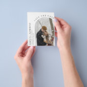 Minimale moderne opslagdatum voor de Datum-fotokaa Flyer (Hand)