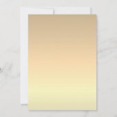 Minimale moderne Paarse uitnodiging tot weduwschap (Achterkant)