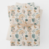 Minimale moderne papierbladen voor onmiddellijke v inpakpapier vel (In situ)