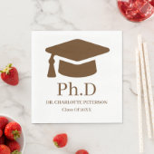 Minimale Moderne PhD Afstudeer Servetten (Insitu)