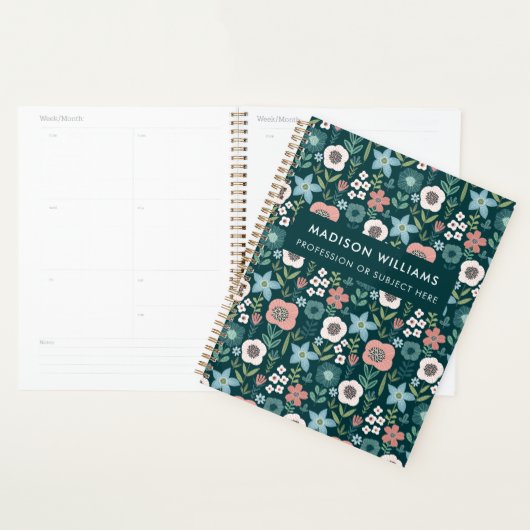 Minimale Moderne Planner van Bloemen (Display)