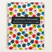 Minimale Moderne Planner van Bloemen (Voorkant)