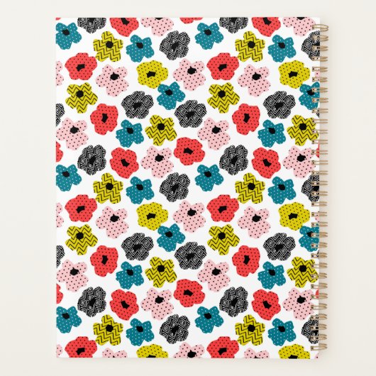 Minimale Moderne Planner van Bloemen (Achterkant)