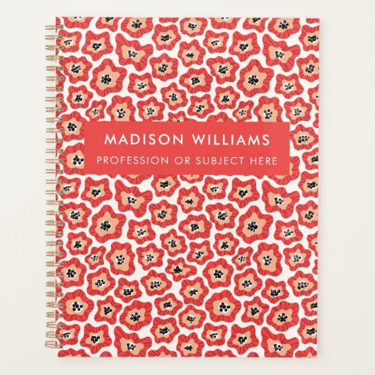 Minimale Moderne Planner van Bloemen (Voorkant)