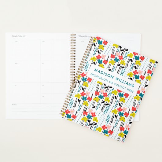 Minimale Moderne Planner van Bloemen (Display)