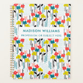 Minimale Moderne Planner van Bloemen (Voorkant)