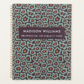 Minimale Moderne Planner van Bloemen (Voorkant)