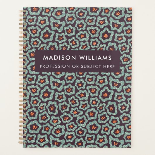 Minimale Moderne Planner van Bloemen (Voorkant)