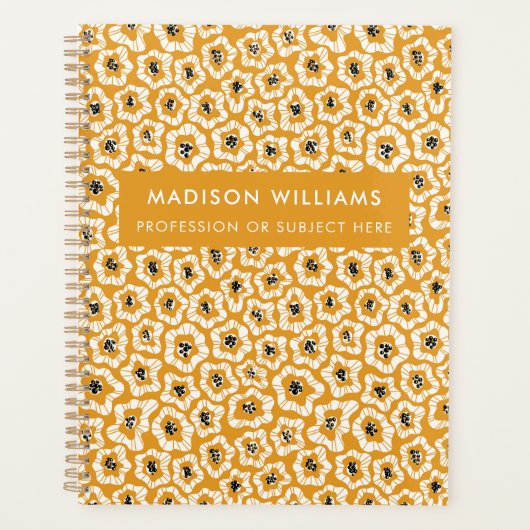 Minimale Moderne Planner van Bloemen (Voorkant)