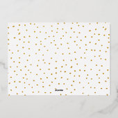 Minimale moderne Prettige feestdagen foto (Achterkant)