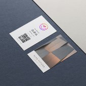 Minimale moderne Pro Design Architecture Qr-code Visitekaartje