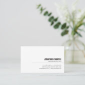 Minimale, moderne, professionele, elegante Smart P Visitekaartje (Staand voorkant)